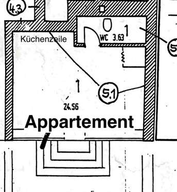 Foto - Wohnung zum Mieten in Völklingen 380,00 € 29 m²