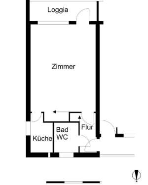 Foto - Wohnung zum Mieten in Bremerhaven 277,00 € 37.39 m²