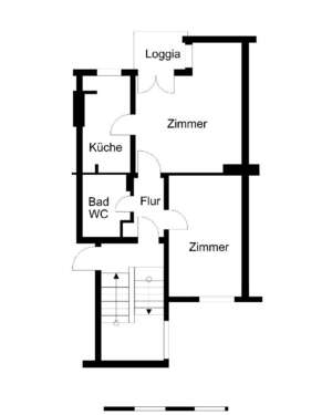Foto - Wohnung zum Mieten in Bremerhaven 345,00 € 58.84 m²