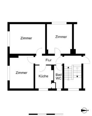 Foto - Wohnung zum Mieten in Bremerhaven 397,00 € 63.88 m²