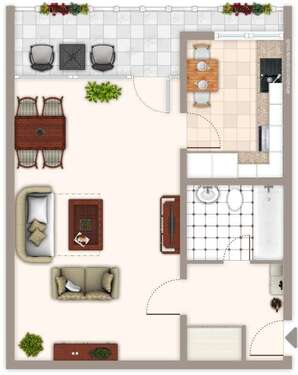 Foto - Wohnung zum Mieten in Mönchengladbach 439,00 € 44.27 m²