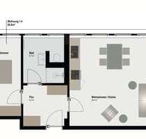 Wohnung zum Mieten in Aachen 733,70 € 50.6 m²