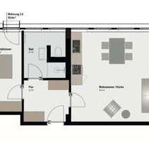 Wohnung zum Mieten in Aachen 733,70 € 50.6 m²