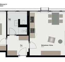 Wohnung zum Mieten in Aachen 733,70 € 50.6 m²