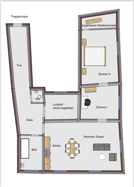 Foto - Wohnung zum Mieten in Vilshofen an der Donau 660,00 € 90 m²