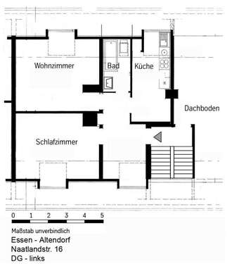 Foto - Wohnung zum Mieten in Essen 419,00 € 49.91 m²