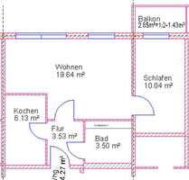 Wohnung zum Mieten in Leipzig 352,00 € 44 m²