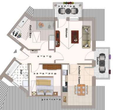 Foto - Wohnung zum Kaufen in Patersdorf 149.000,00 € 63 m²