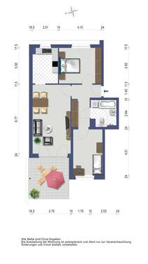 Foto - Wohnung zum Mieten in Ahrensburg 1.165,34 € 84.5 m²