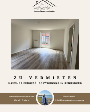 Foto - Wohnung zum Mieten in Rendsburg 520,00 € 75 m²