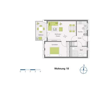 Foto - Wohnung zum Kaufen in Müllheim-Niederweiler 338.100,00 € 58.8 m²