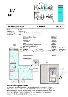 Foto - Wohnung zum Kaufen in Kiel 937.000,00 € 127.39 m²