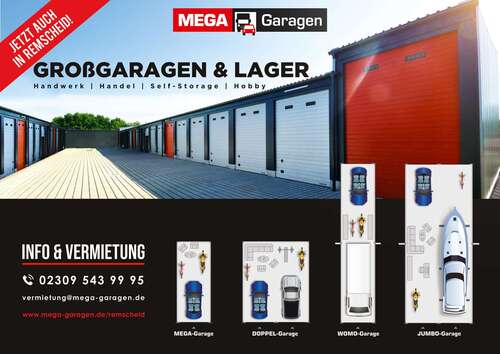 Foto - Garage zu vermieten in Remscheid 226,10 € 26 m²