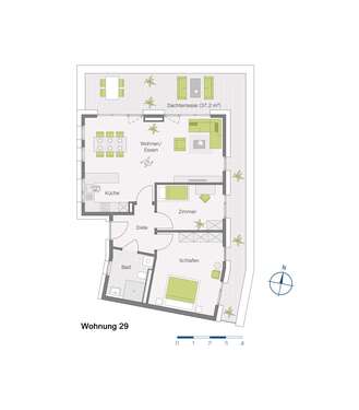 Foto - Wohnung zum Kaufen in Müllheim-Niederweiler 587.400,00 € 100.4 m²