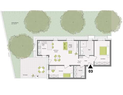 Foto - Wohnung zum Kaufen in Aldingen 425.300,00 € 86 m²