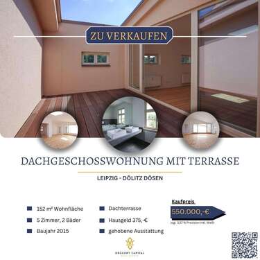 Foto - Wohnung zum Kaufen in Leipzig Dölitz-Dösen 550.000,00 € 152.48 m²