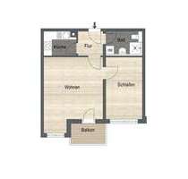 Wohnung zum Kaufen in Fürth 152.000,00 € 44 m²