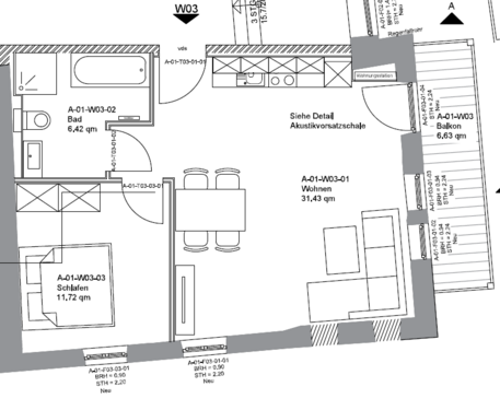 Foto - Wohnung zum Mieten in Reisbach 480,00 € 53.36 m²