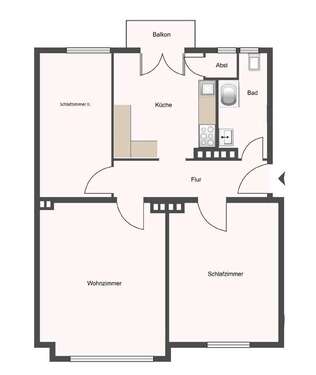 Foto - Wohnung zum Kaufen in Hamburg 549.000,00 € 69 m²