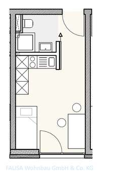 Foto - Wohnung zum Mieten in Bonn 425,00 € 20 m²