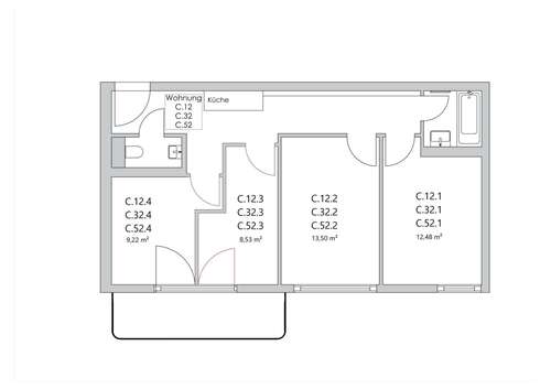 Foto - WG-Zimmer in Berlin 690,00 € 13 m²
