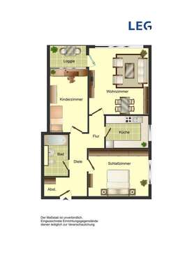 Foto - Wohnung zum Mieten in Köln 847,00 € 75.84 m²