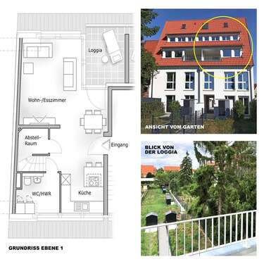 Foto - Wohnung zum Mieten in Mannheim 1.175,00 € 75.5 m²