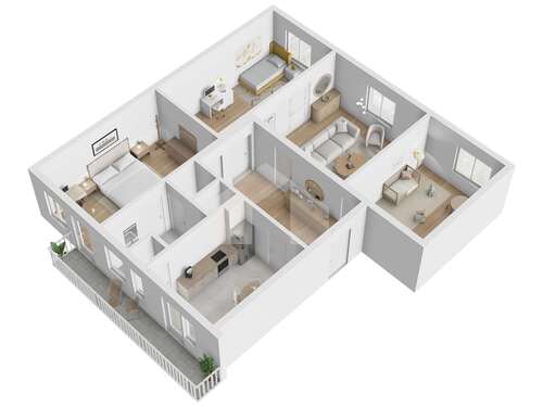 Foto - Wohnung zum Kaufen in Düsseldorf 380.000,00 € 119 m²