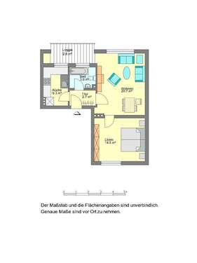 Foto - Wohnung zum Mieten in Detmold 459,00 € 66.16 m²