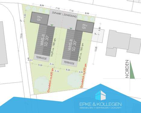 Foto - Grundstück zu verkaufen in Bielefeld 230.000,00 € 630 m²