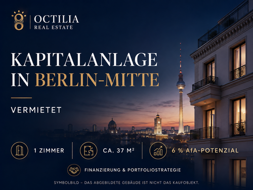 Foto - Wohnung zum Kaufen in Berlin 186.500,00 € 37.37 m²