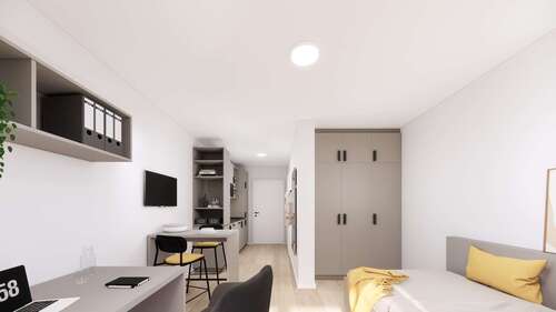 Foto - Wohnung zum Kaufen in Marburg 157.500,00 € 23.2 m²