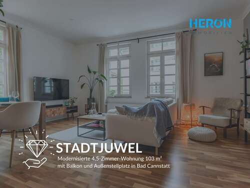 Foto - Wohnung zum Kaufen in Stuttgart-Bad Cannstatt 469.000,00 € 103 m²
