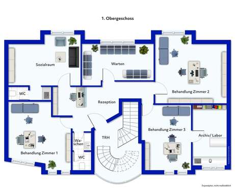 Foto - Büro in Leonberg 1.050,00 € 132.7 m²