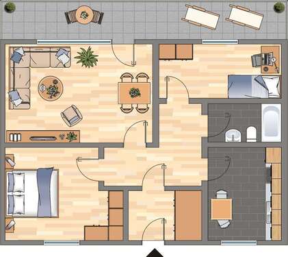 Foto - Wohnung zum Mieten in Hannover 689,00 € 71.01 m²