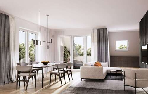 Foto - Wohnung zum Mieten in München Feldmoching 1.395,00 € 47.04 m²