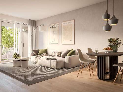 Foto - Wohnung zum Kaufen in Oberschleißheim 349.900,00 € 35.99 m²