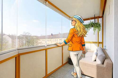 Foto - Wohnung zum Mieten in Reichenbach 380,00 € 70 m²