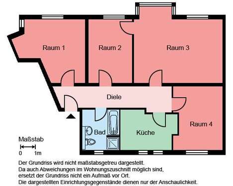 Foto - Wohnung zum Mieten in Herne 534,24 € 96.68 m²