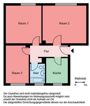 Foto - Wohnung zum Mieten in Castrop-Rauxel 449,00 € 60.17 m²