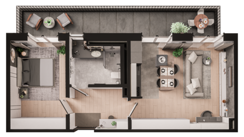 Foto - Wohnung zum Mieten in München 2.070,00 € 63.32 m²