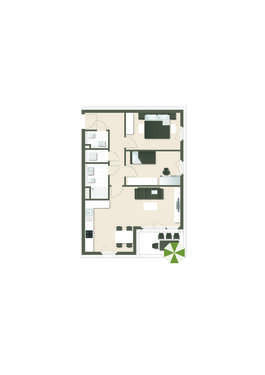 Foto - Wohnung zum Kaufen in Freiburg 540.900,00 € 74.5 m²