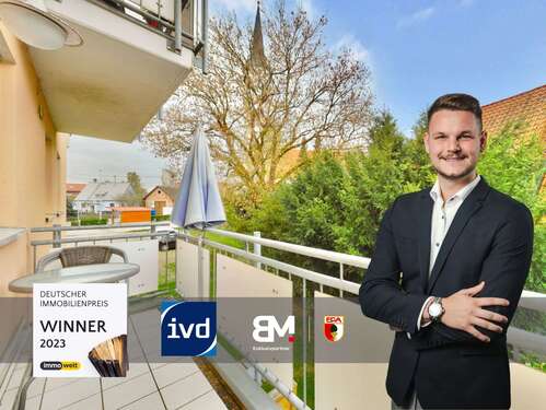 Foto - Wohnung zum Kaufen in Hiltenfingen 199.000,00 € 61 m²