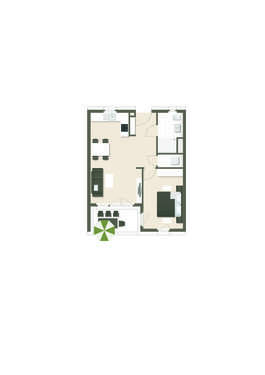 Foto - Wohnung zum Kaufen in Freiburg 437.500,00 € 58.94 m²