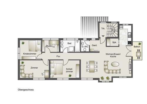 Foto - Wohnung zum Kaufen in Pfedelbach Untersteinbach 329.000,00 € 113 m²