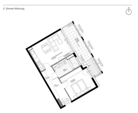 Foto - Wohnung zum Mieten in München 1.550,00 € 61.28 m²