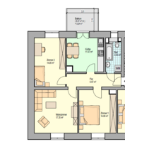 Wohnung zum Mieten in Pforzheim 650,00 € 75.16 m²