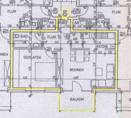 Foto - Wohnung zum Mieten in Geesthacht 497,97 € 55.33 m²