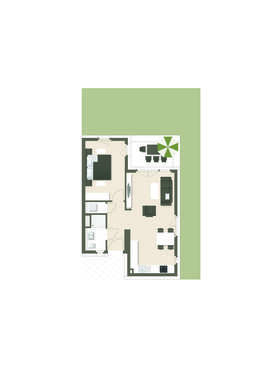 Foto - Wohnung zum Kaufen in Freiburg 438.200,00 € 60.27 m²