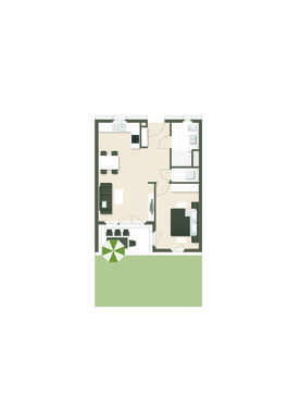 Foto - Wohnung zum Kaufen in Freiburg 437.300,00 € 59.3 m²